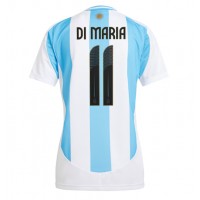 Dámy Fotbalový dres Argentina Angel Di Maria #11 Copa America 2024 Domácí Krátký Rukáv